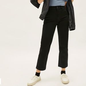 Everlane Straight Leg trousers The Straight-Leg Crop Pants Black